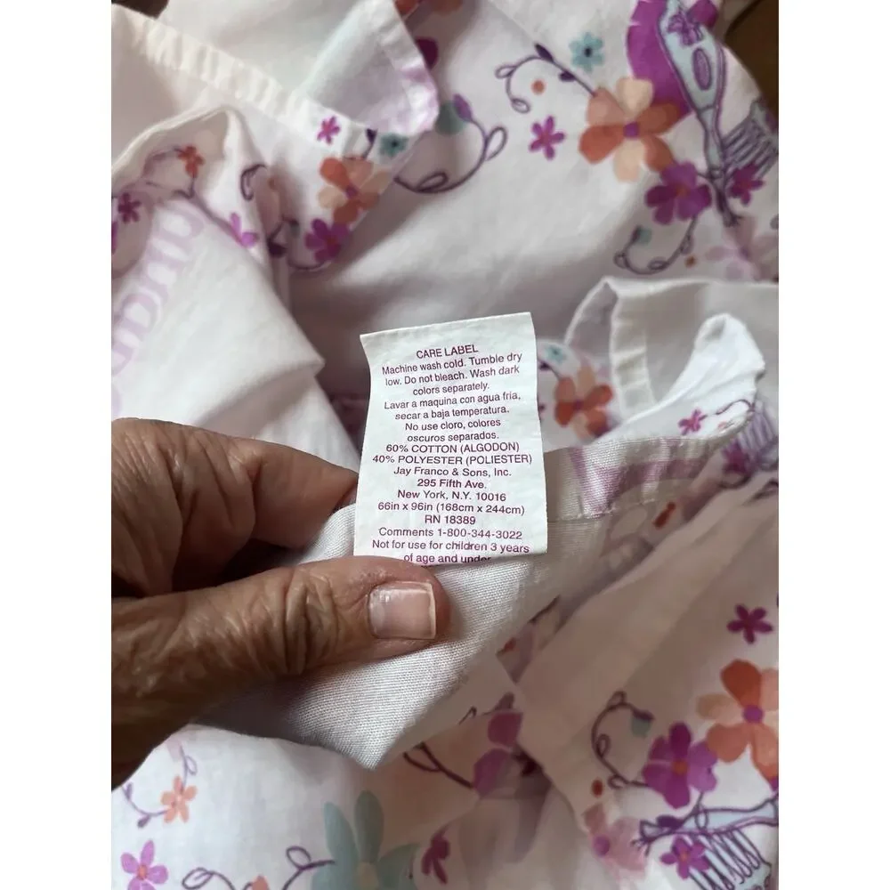 Vintage Disney Rapunzel Sheet Twin Flat‎